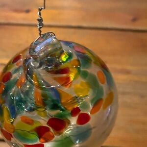 Colorful Glass Ornament